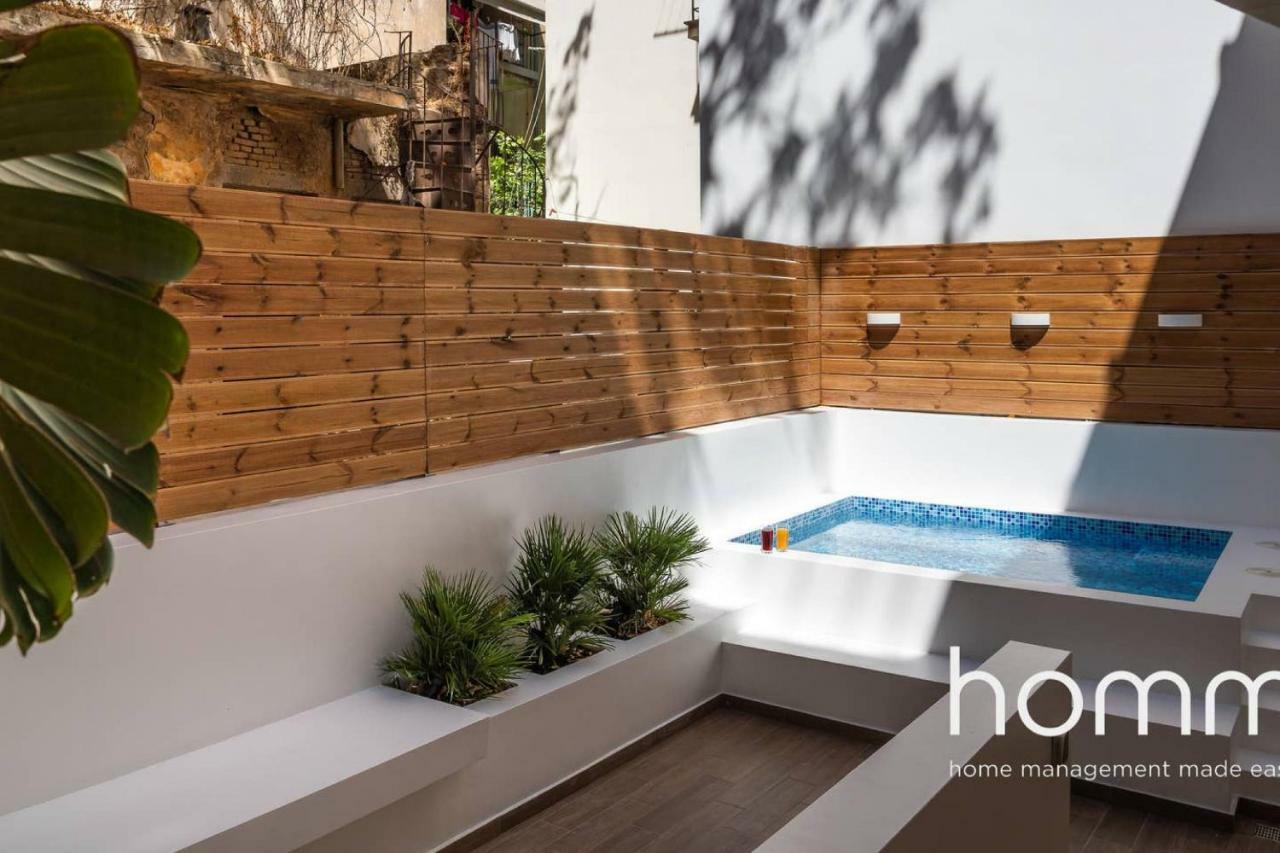 Nemeseos Ground Floor Homm Apartment With Roof Garden And Wading Pool 雅典 外观 照片