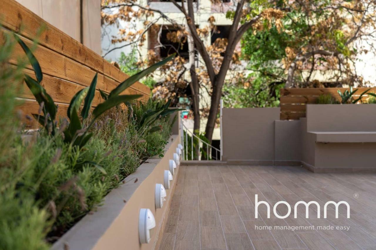 Nemeseos Ground Floor Homm Apartment With Roof Garden And Wading Pool 雅典 外观 照片